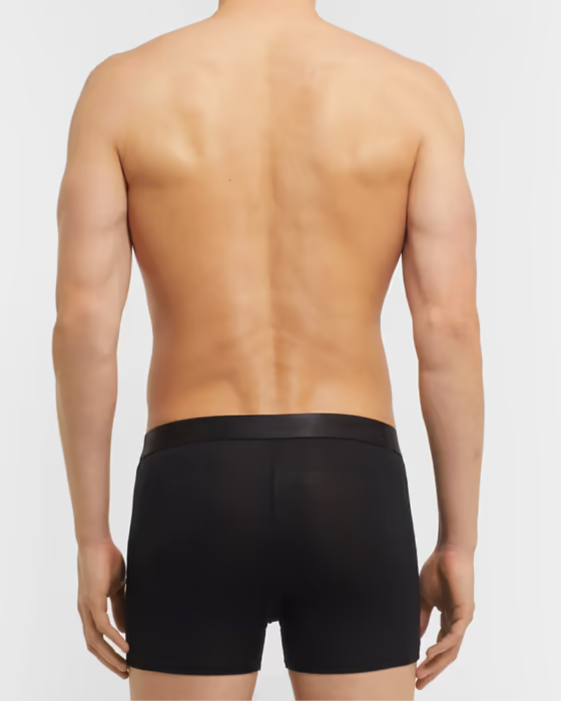 BLACK BOXER BRIEF